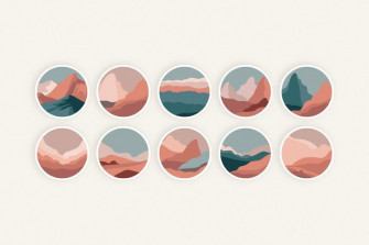 Abstract Landscapes Wallpaper