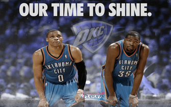 Kevin Durant And Russell Westbrook Wallpaper