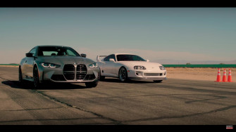 Randy Pobst Gets The Race Of His Life In A Supra Vs Bmw M4 Quarter