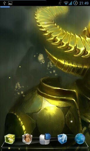 Bigger Skull Paladin Live Wallpaper For Android Screenshot