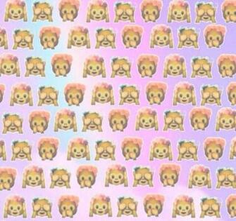 This Image Include Background Wallpaper Monkeys And Emojis