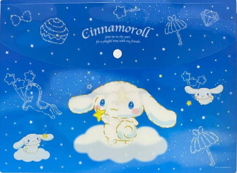 Sanrio Cinnamoroll A4 Pocket Plastic Document Folder Stationery