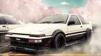 Ae86 Wallpaper I Made For My Computer Not Very Good But