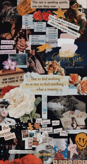 Wallpaper Collage Call Me By Your Name Harry Styles