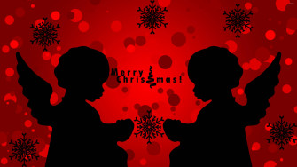 Christmas Angels Wallpaper