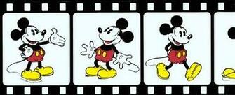 Mickey Mouse Fim Strip Wallpaper Border