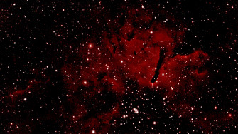 Space Wallpaper Red