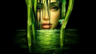 3d Abstract Girl HD Wallpaper Stylish