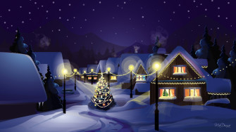 Cozy Winter Scenes Wallpaper