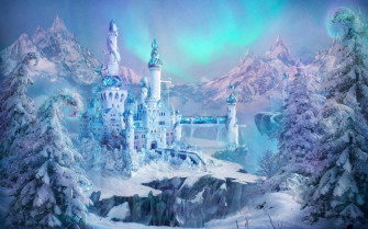 Frozen Castle Picture Wallpaper