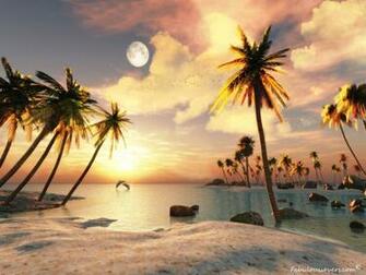 Beautiful 3d Beach Computer Desktop Wallpaper Pictures Image