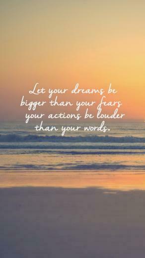 Inspirational Inspiring Quotes iPhone Wallpaper Dreams Jpg