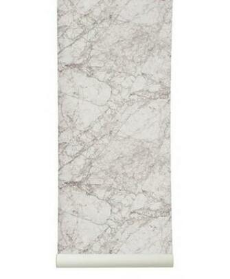 Marble Wallpaper Grey Ferm Living Printed On Wallsmart Non