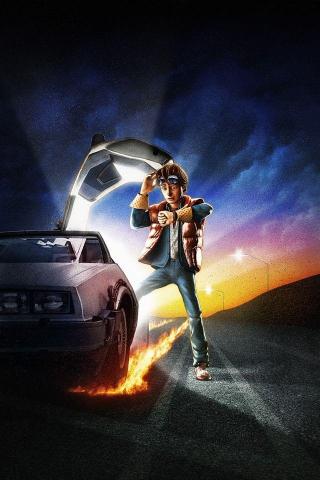 Back To The Future Cartoon Marty Mcfly