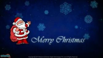 Merry Christmas Happy Santa Desktop Wallpaper For Kids Mocomi