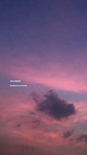 Error Happiness Not Found Afterglow HD Wallpaper