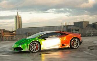 Print Tech Lamborghini Huracan Wallpaper HD Car