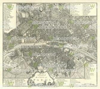 Antique Map Of Paris Wallpaper Tender Romance