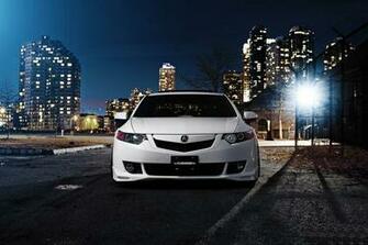 Honda Accord Acura Tsx Chord White Tuning Night Town Vossen HD