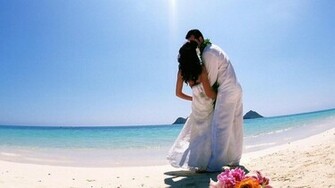 Hawaii Beach Wedding Photos HD Wallpaper Of