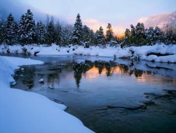 Winter Morning Rocky Mountain National Park Mural Steve