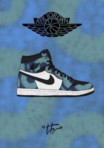 Jordan Retro High Tie Dye