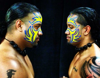 The Usos Face Paint Now Wear Facepaint