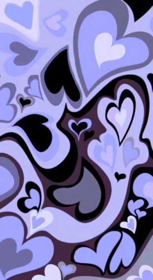 Blue Heart Wallpaper Phone Patterns Cute