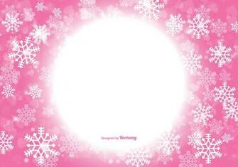 Beautiful Pink Christmas Snowflake Background