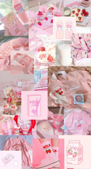 Strawberry Milkshake Wallpaper