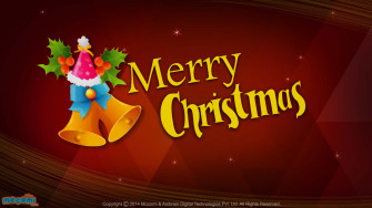 Merry Christmas Bells Desktop Wallpaper For Kids Mocomi