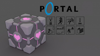 Companion Cube Wallpaper V2 By Mickmouse13