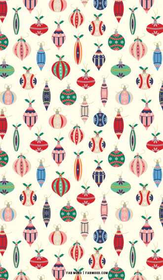 Christmas Aesthetic Wallpaper Pretty Baubles Fab Mood