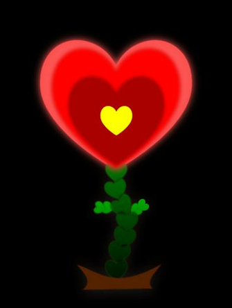 Heart Flower Background Wall Paper Wallpaper Valentine Clipartsy