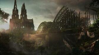 Apocalypse Overgrowth Building Desktop Pc And Mac Wallpaper