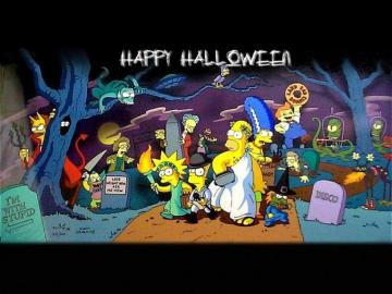 HD Wallpaper Halloween Simpsons Computer