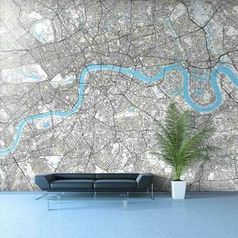 Prints Acrylic Photo Wallpaper Murals Street Map