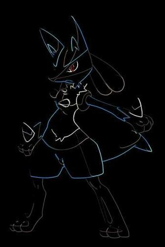 Neon Lucario iPhone Wallpaper Rubez2525 Dev Jpeg