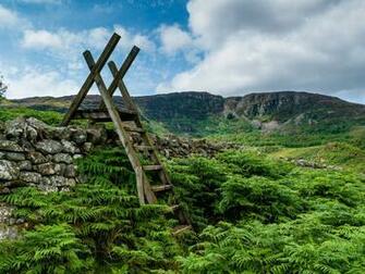 Wales Snowdonia Stairs Resolution Wallpaper