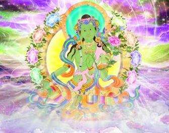 Green Tara Wallpaper