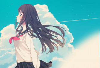 Anime Girl Brave Strong Resilient Bold Confident Beneath The Tangles