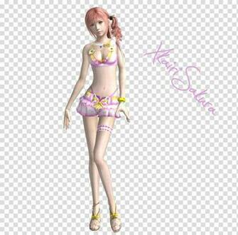 Serah Farron Render Female Character Transparent Background Png