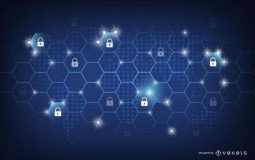 Security Background Design Vector