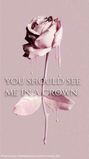 You Should See Me In A Crown Billie Eilish Wallpaper iPhone Rose