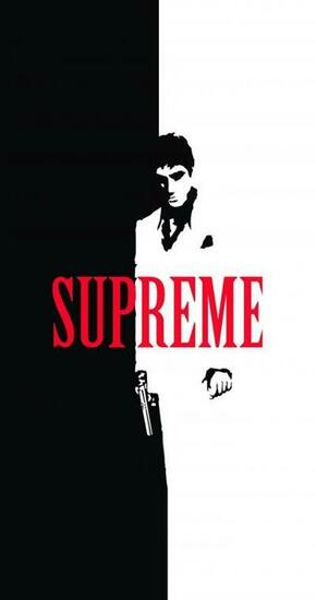 Scarface X Supreme Split iPhone Wallpaper Cool Things