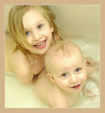 Baby Girl And Boy Wallpaper