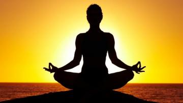 Silhouette Yoga Wallpaper