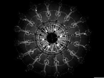 Black And White Chandelier Wallpaper Full HD