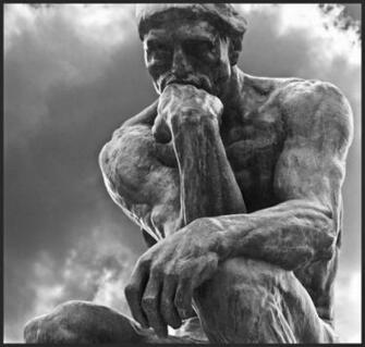 The Thinker Wallpaper