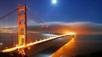 Golden Gate Bridge Night San Francisco California United States